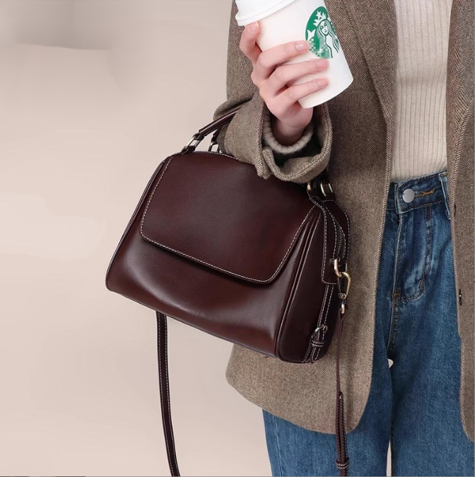 2025 New Crossbody bags Large Capacity Womens Leather Crossbody Handbag